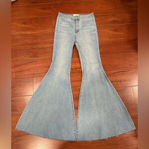 We The Free Light Blue Wide Leg Jeans